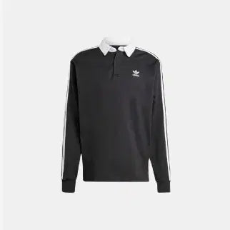[BUNJANG] Adidas Adicolor Rugby Polo Long Sleeve T-shirt / [새상품] 아디다스 아디컬러 럭비 폴로 긴팔티 L 라지