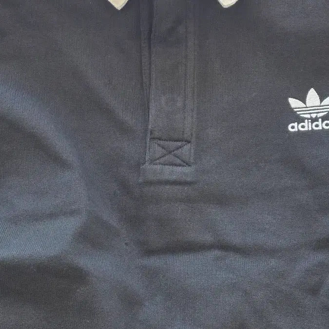 [BUNJANG] Adidas Adicolor Rugby Polo Long Sleeve T-shirt / [새상품] 아디다스 아디컬러 럭비 폴로 긴팔티 L 라지