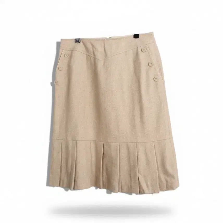 [BUNJANG] Beanpole Pleated Wool Skirt / 여성70/ 텍새 빈폴 주름 모직스커트