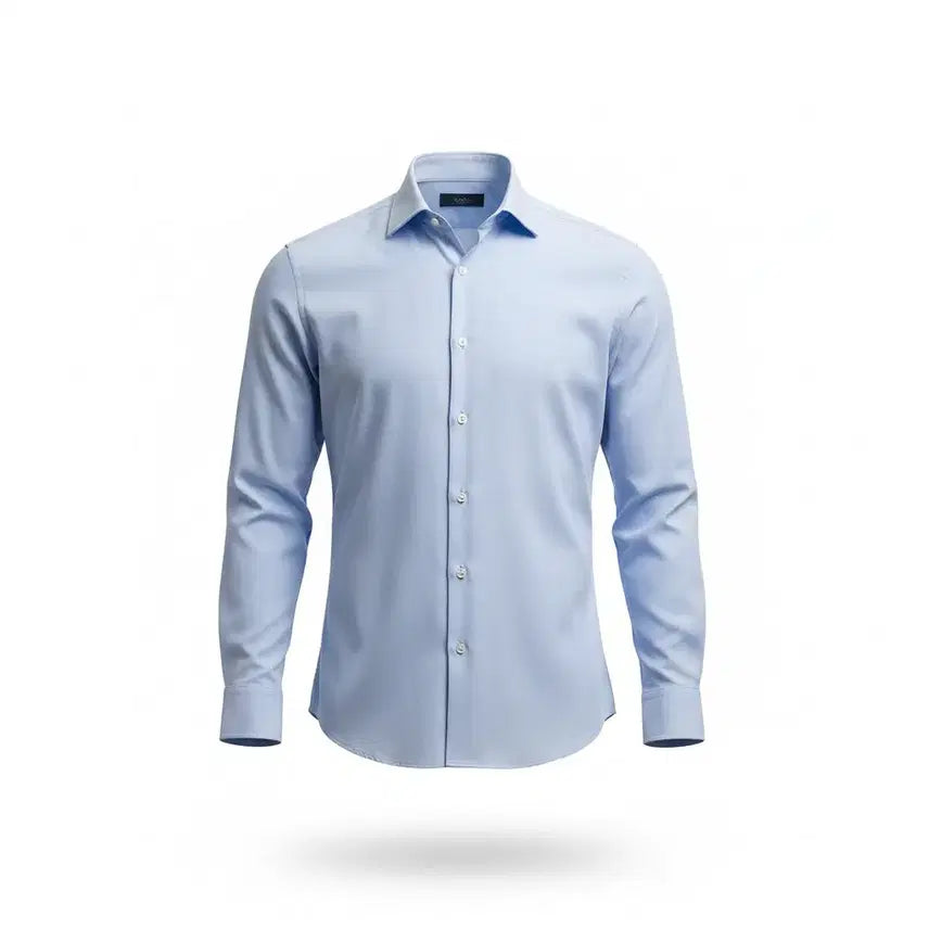 [BUNJANG] Dupont Sky Blue Shirt / 남성100/ 듀퐁 소라색 셔츠남방