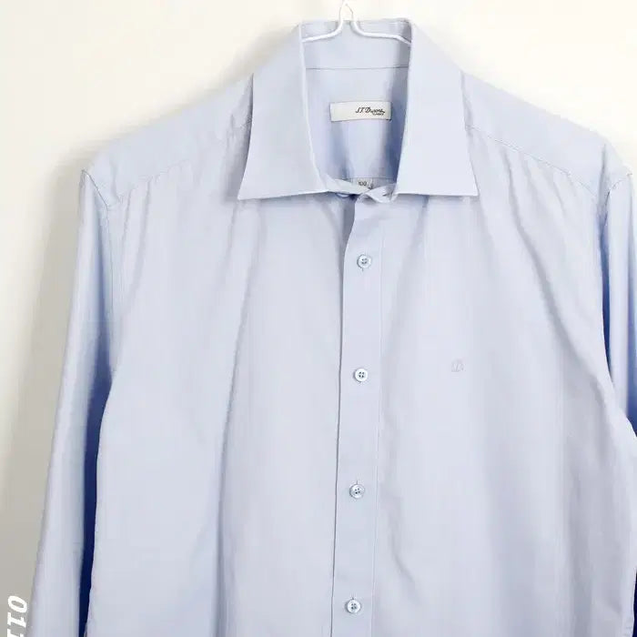 [BUNJANG] Dupont Sky Blue Shirt / 남성100/ 듀퐁 소라색 셔츠남방