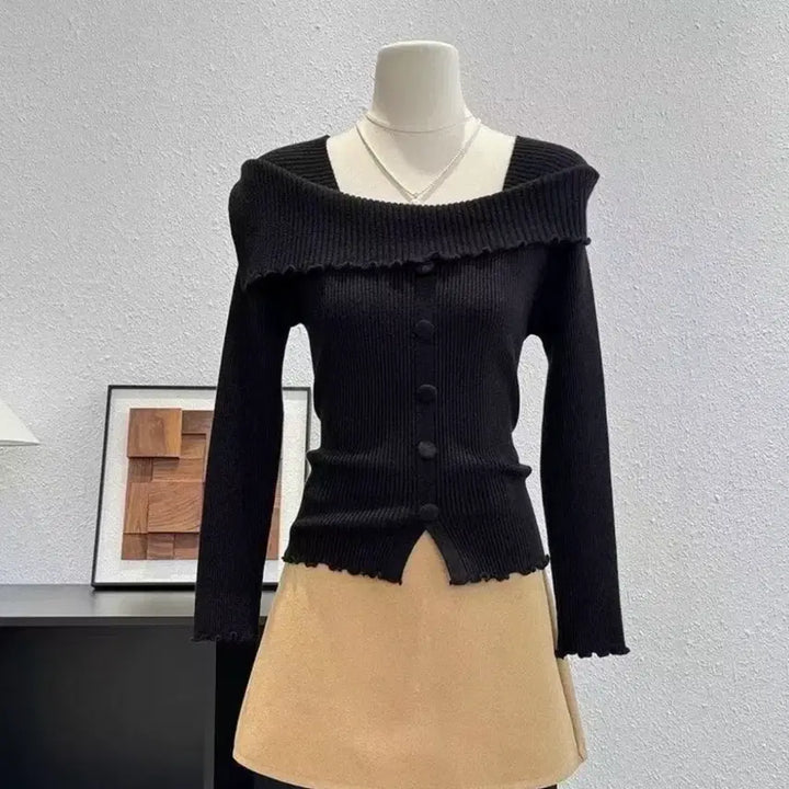 [BUNJANG] Off-Shoulder Knit / 오프숄더 니트