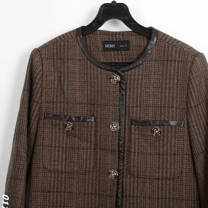 [BUNJANG] MISO Check Wool Jacket / 여성S/ 미쏘 체크 양모자켓