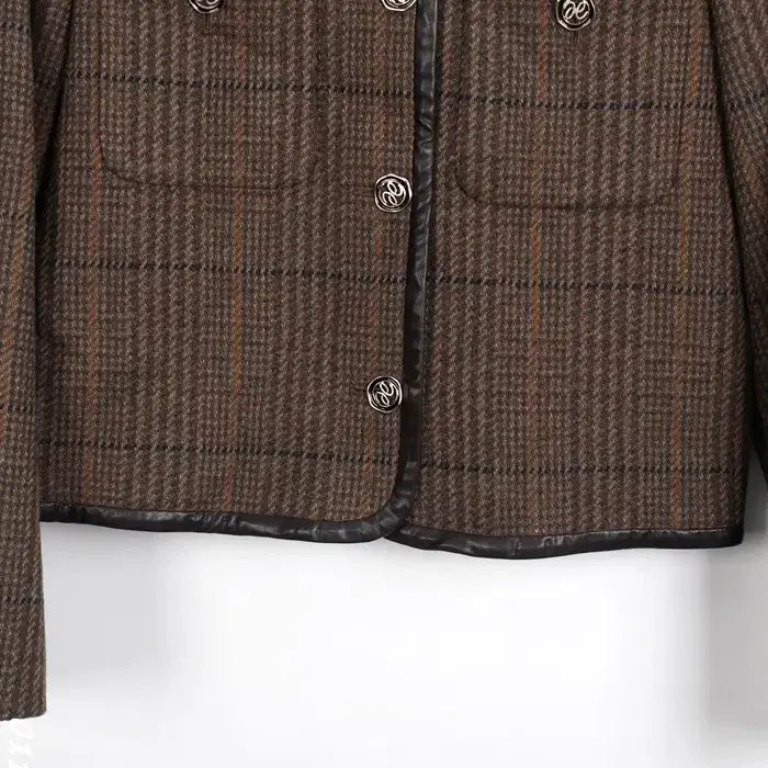 [BUNJANG] MISO Check Wool Jacket / 여성S/ 미쏘 체크 양모자켓