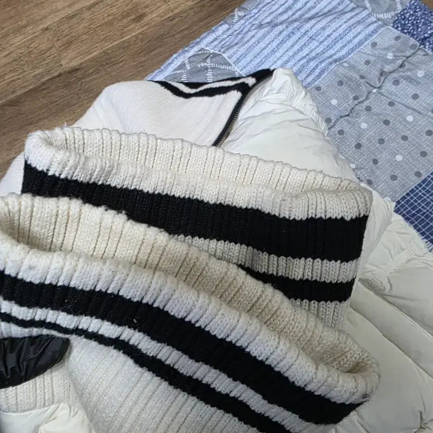 [BUNJANG] EGOIST White Padded Jumper / 택포))EGOIST화이트 패딩 점퍼