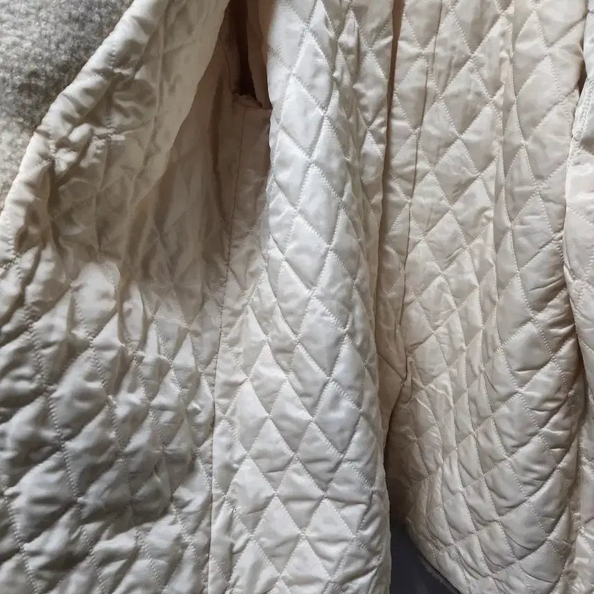 [BUNJANG] OveR Alpaca Boucle Merino Wool Half Mac Coat / 오브에르 알파카 부클 메리노울 하프 맥코트