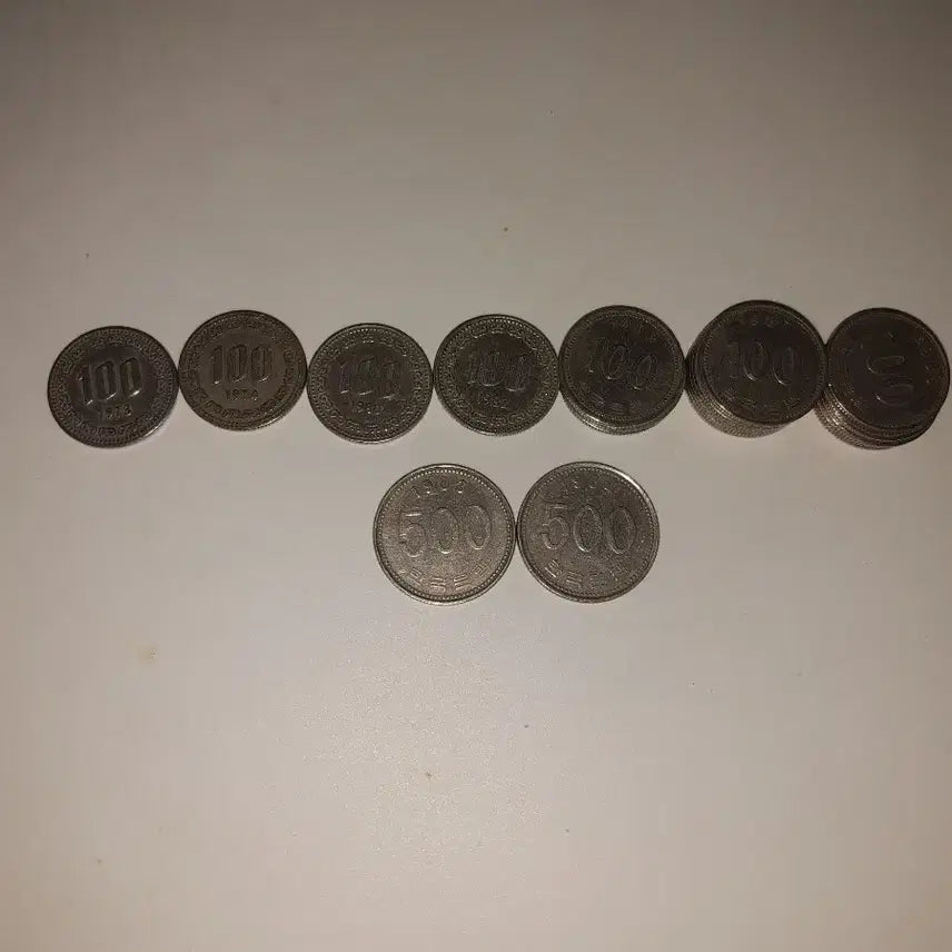 [BUNJANG] Korean 100 Won & 500 Won Coins / 백원동전, 오백원동전