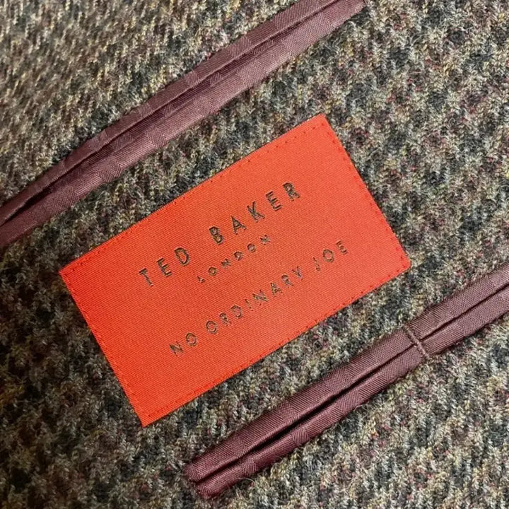 [BUNJANG] Ted Baker Men's Check Blazer / 테드 베이커 남성 체크 자켓 (95-100 사이즈 / 100% 울)