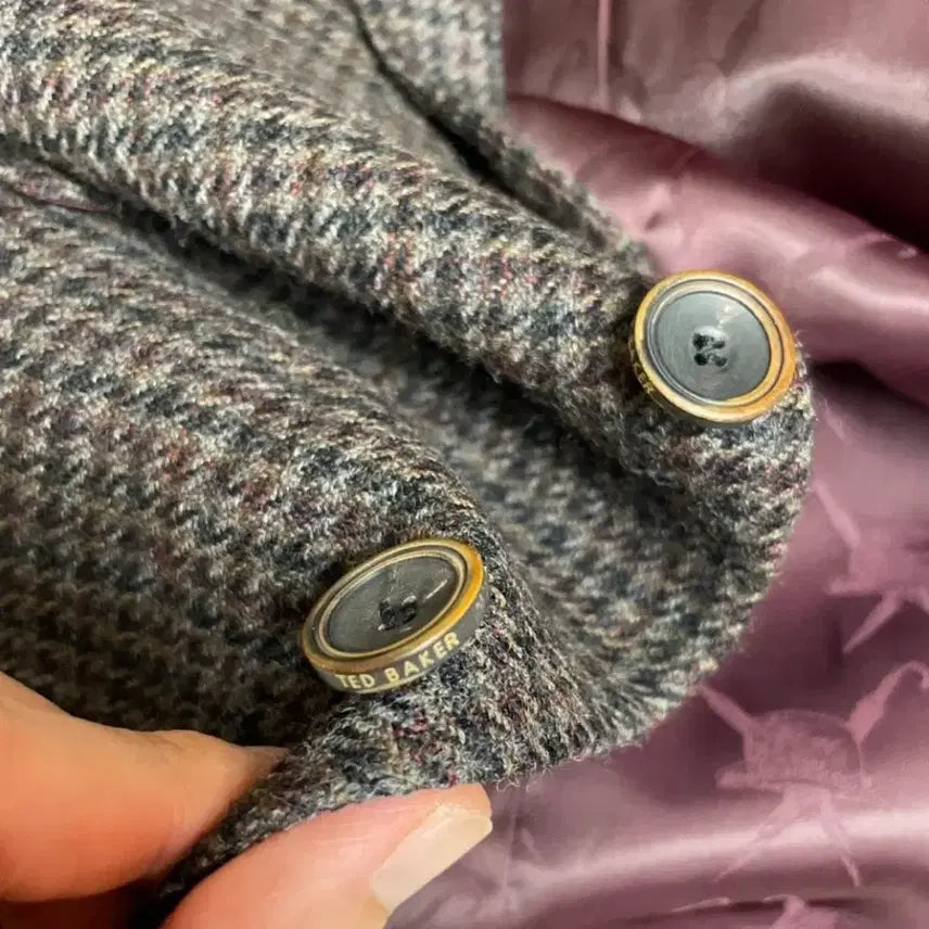 [BUNJANG] Ted Baker Men's Check Blazer / 테드 베이커 남성 체크 자켓 (95-100 사이즈 / 100% 울)