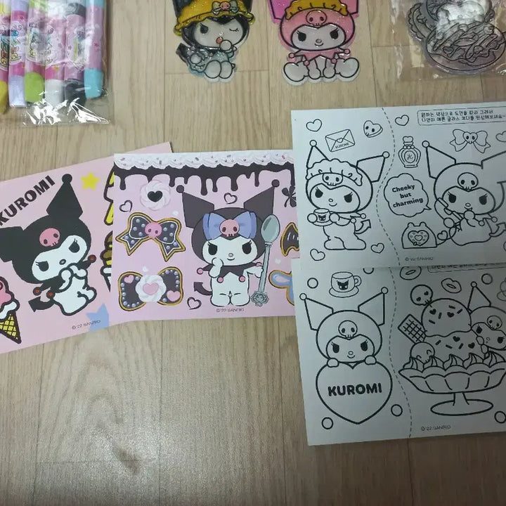 [BUNJANG] Glass Kody Kuromi Bling Deco Set / 글라스코디 쿠로미 블링 데코