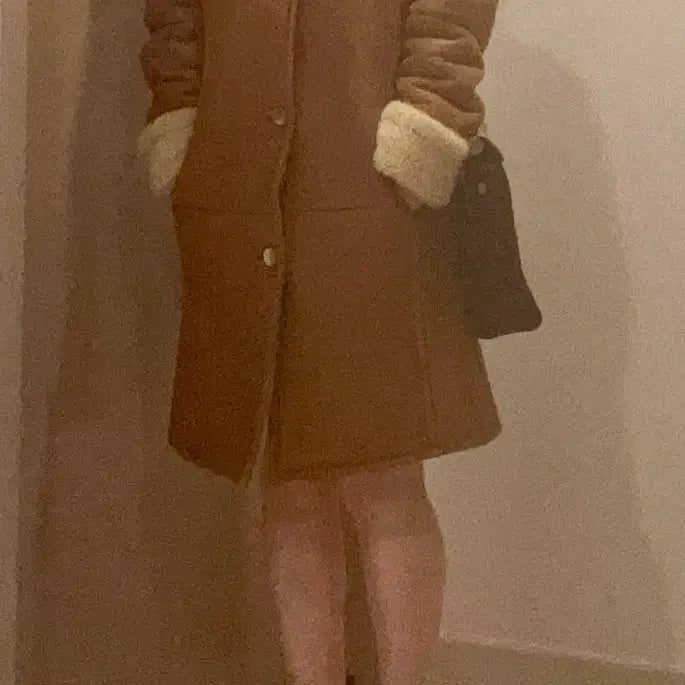 [BUNJANG] Sawyer of Napa Shearling Real Mustang Coat / sawyer of Napa 시어링 리얼무스탕 코트