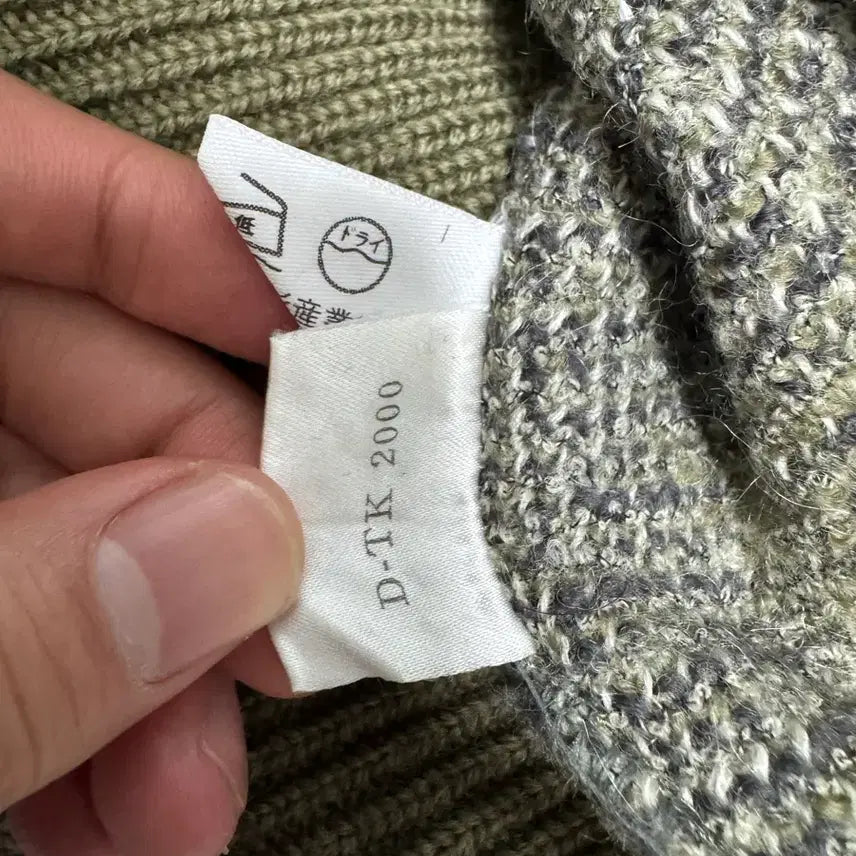 [BUNJANG] 90s Italian Modagliani Jacquard Pattern Wool Knit / 90s 이탈리아 모달리아니 자카드패턴 울 니트