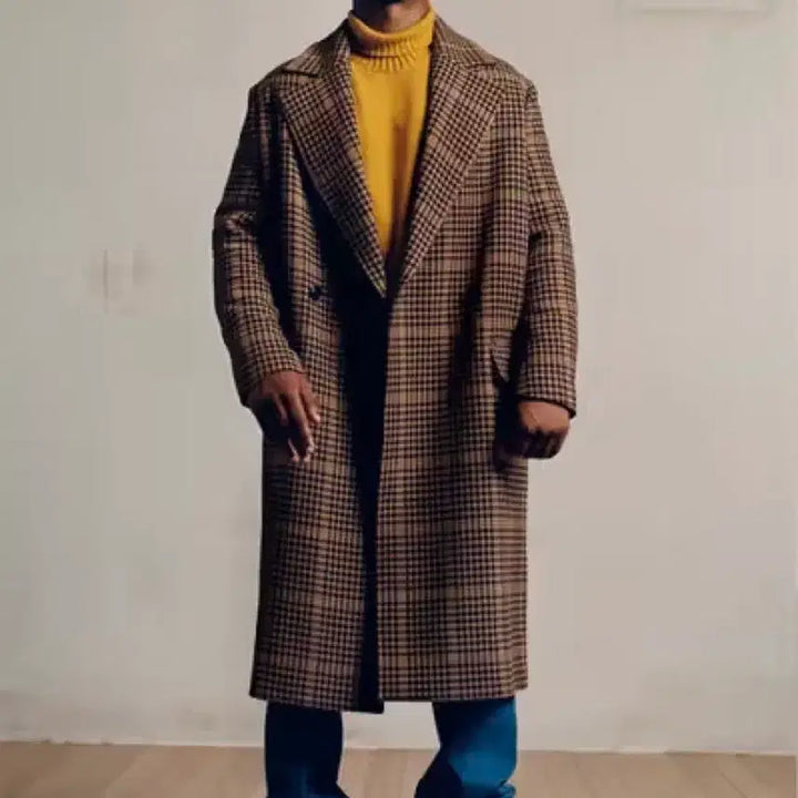 [BUNJANG] John Boyega H&M Collaboration Double Button Coat / 존보예가 h&m 콜라보 코트