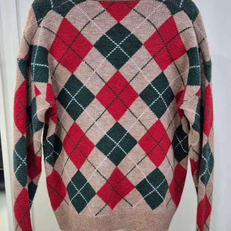 [BUNJANG] Argyle Cardigan Coord Set / [재고정리] 아가일 가디건 코디세트 30%할인 + 현금추가할인