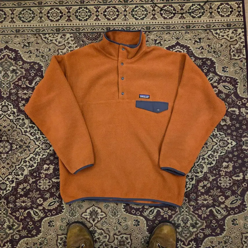 [BUNJANG] Patagonia Synchilla Heavyweight Burnished Red Fleece Jacket / 파타고니아 신칠라 헤비웨이트 버니쉬드레드 L