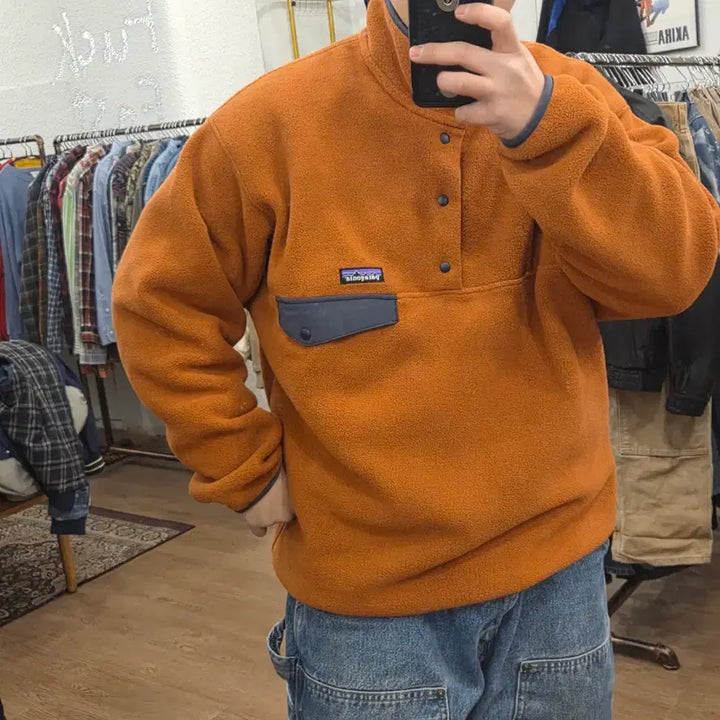 [BUNJANG] Patagonia Synchilla Heavyweight Burnished Red Fleece Jacket / 파타고니아 신칠라 헤비웨이트 버니쉬드레드 L