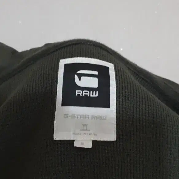 [SOLD OUT] 정품 지 스타 로우 카키색 후드 니트 자켓