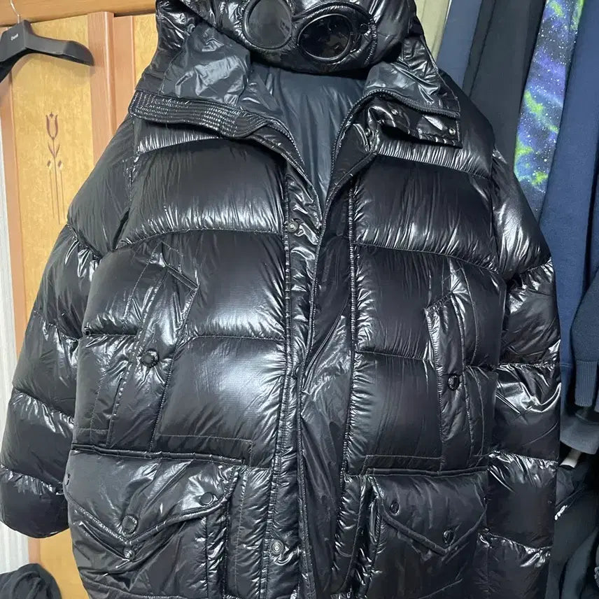 [BUNJANG] CP Company DD Shell Goggle Padded Jacket / (XL 50) CP컴퍼니 dd쉘 유광 고글 패딩 자켓