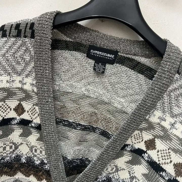 [BUNJANG] Vintage Nordic Knit Cardigan (M) / 90s VTG 빈티지 노르딕 니트 가디건 M