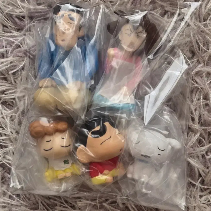 [SOLD OUT] 반성중이라구우~ 짱구는 못말려 피규어 정품 미개봉 5종 세트로 일괄 판매