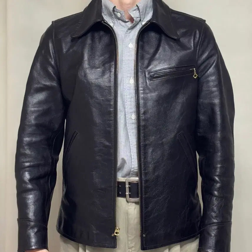 [BUNJANG] Luid 30s Sports Jacket Horsehide Leather Jacket / 오늘만 가격내림 30s 스포츠자켓 루이드 말가죽 홀스하이드 워크웨어
