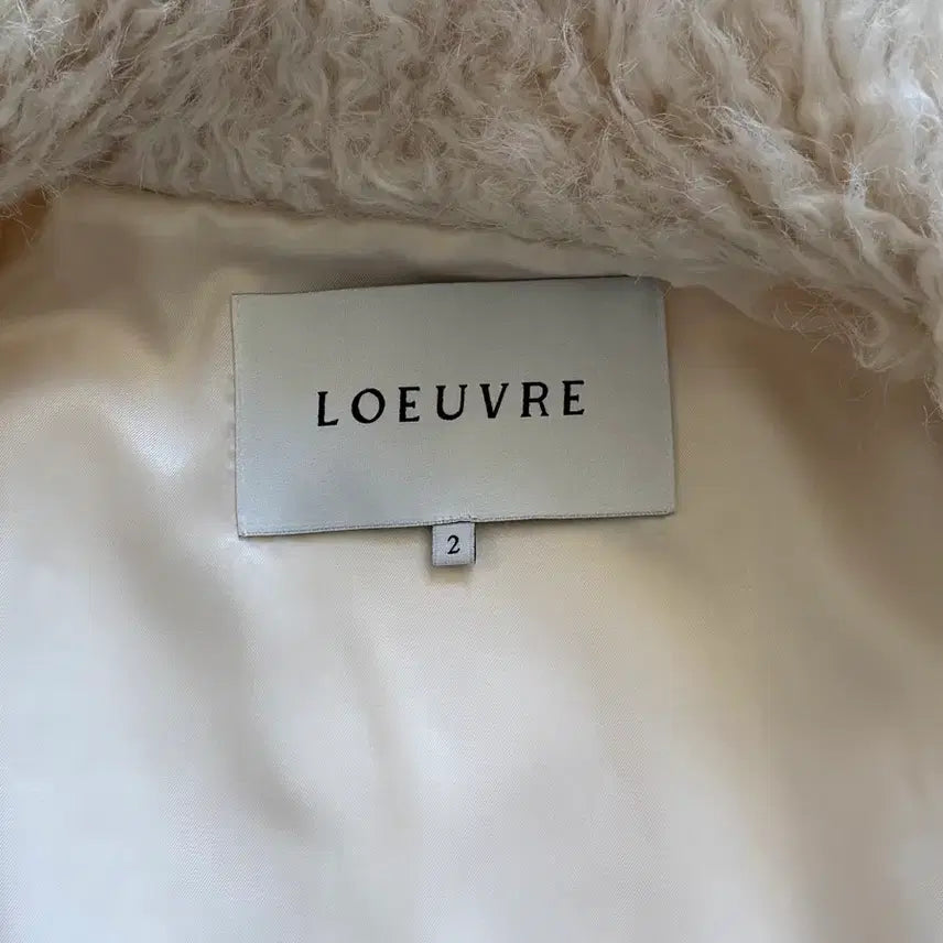 [BUNJANG] Loeuvre Fox Fur High Neck Short Jacket (Size 2) / [루에브르] 폭스퍼 하이넥 숏자켓 (사이즈2)