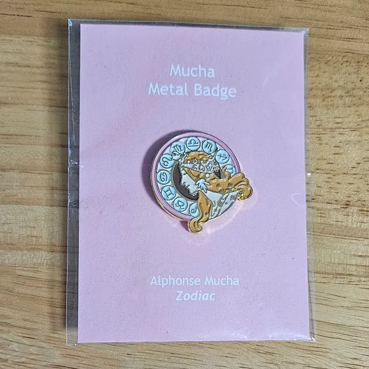 [BUNJANG] Alphonse Mucha Exhibition Metal Badge / 알폰스 무하전 금속뱃지
