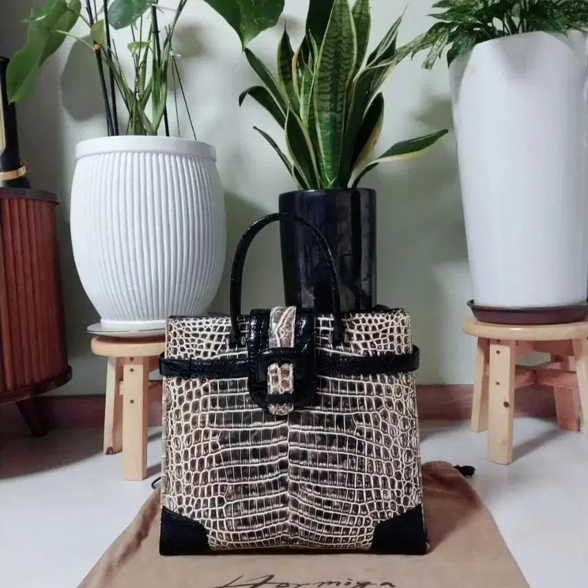 [BUNJANG] HOMIGA Crocodile Birkin Bag / 호미가 악어 버킨백