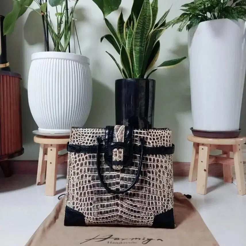 [BUNJANG] HOMIGA Crocodile Birkin Bag / 호미가 악어 버킨백