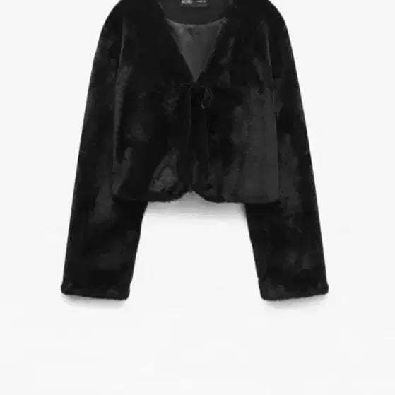 [SOLD OUT] 미쏘 페이크퍼 리본 자켓 품절상품 인기상품 블랙