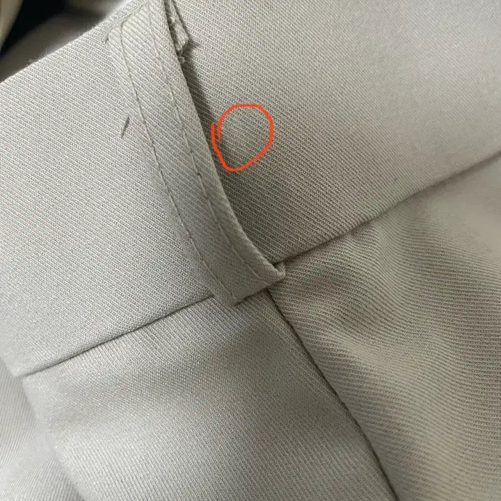 [BUNJANG] FLAT Beige Slacks / (새상품)도매택 FLAT 플랫 슬랙스 베이지