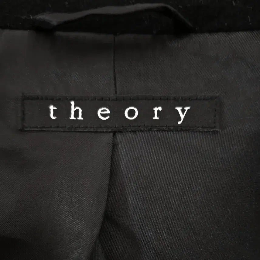 [BUNJANG] Theory Wool Cashmere Long Coat / 95)띠어리 울 캐시미어 블랙 백화점판 고급 롱코트