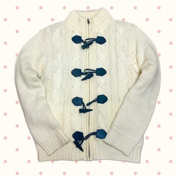[BUNJANG] Vintage Ivory Zip-up / 빈티지 아이보리 집업