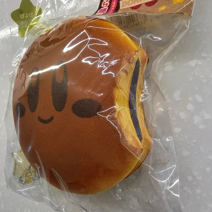 [BUNJANG] Kirby Dorayaki Squishy Keyring / 별의커비 도라야끼 스퀴시 키링