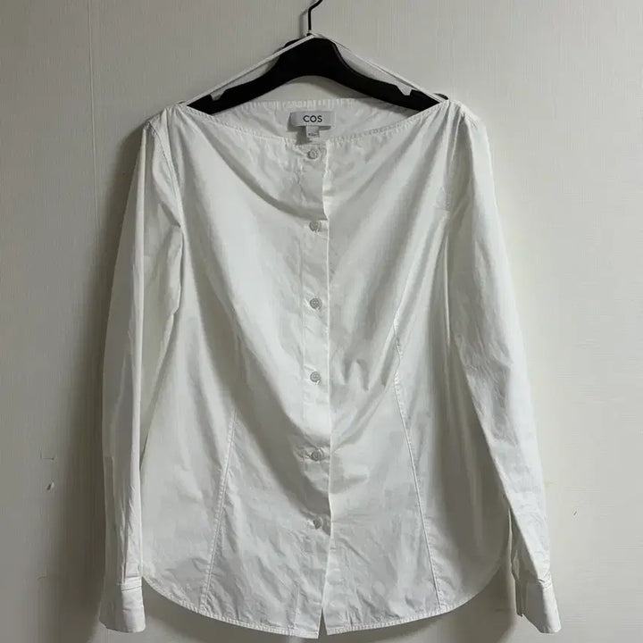[BUNJANG] COS Boat Neck Cotton Shirt / COS 코스 보트넥 코튼 셔츠 32