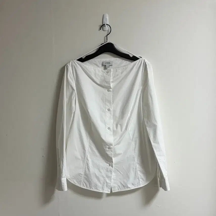 [BUNJANG] COS Boat Neck Cotton Shirt / COS 코스 보트넥 코튼 셔츠 32