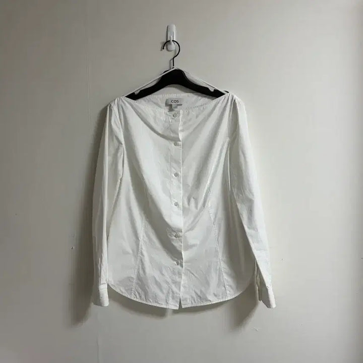 [BUNJANG] COS Boat Neck Cotton Shirt / COS 코스 보트넥 코튼 셔츠 32