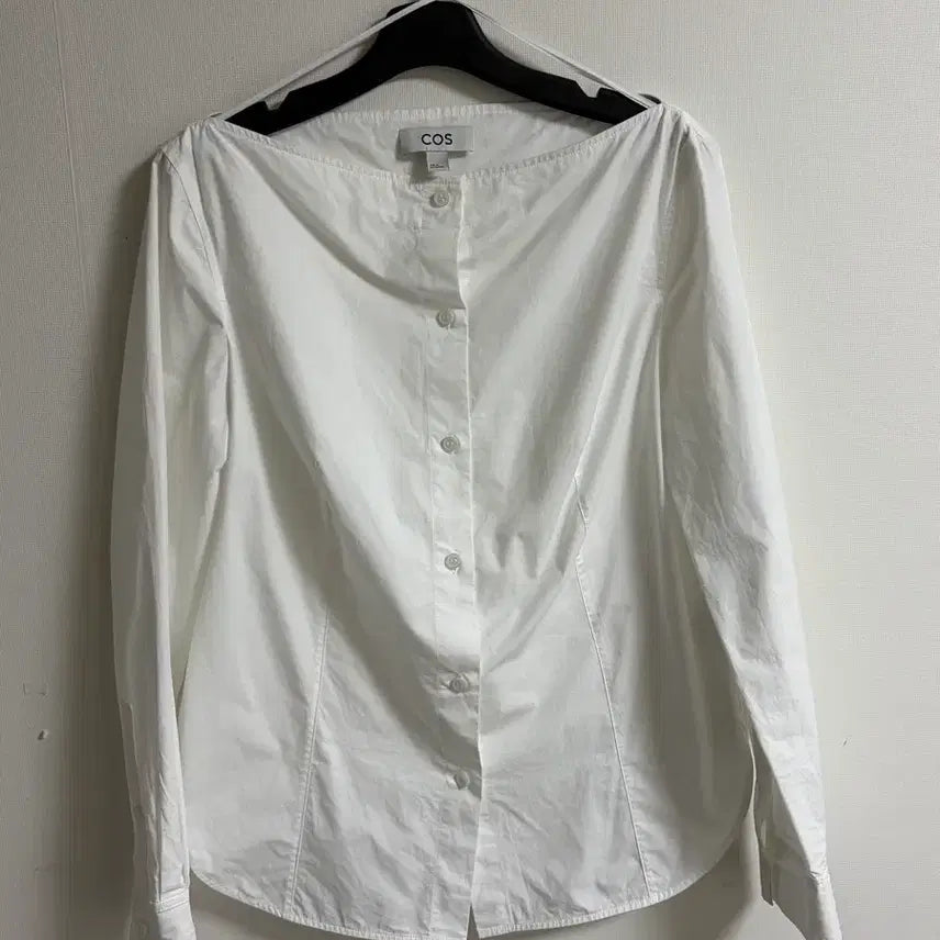 [BUNJANG] COS Boat Neck Cotton Shirt / COS 코스 보트넥 코튼 셔츠 32