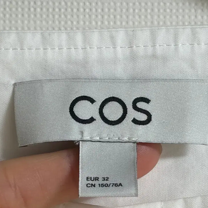 [BUNJANG] COS Boat Neck Cotton Shirt / COS 코스 보트넥 코튼 셔츠 32
