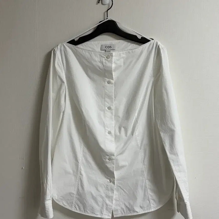 [BUNJANG] COS Boat Neck Cotton Shirt / COS 코스 보트넥 코튼 셔츠 32