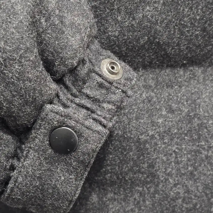 [BUNJANG] General Supply Gore Windstopper Down Short Padded Jacket / 제너럴서플라이 고어 윈드스토퍼 다운 패딩 울소재 숏패딩 남성