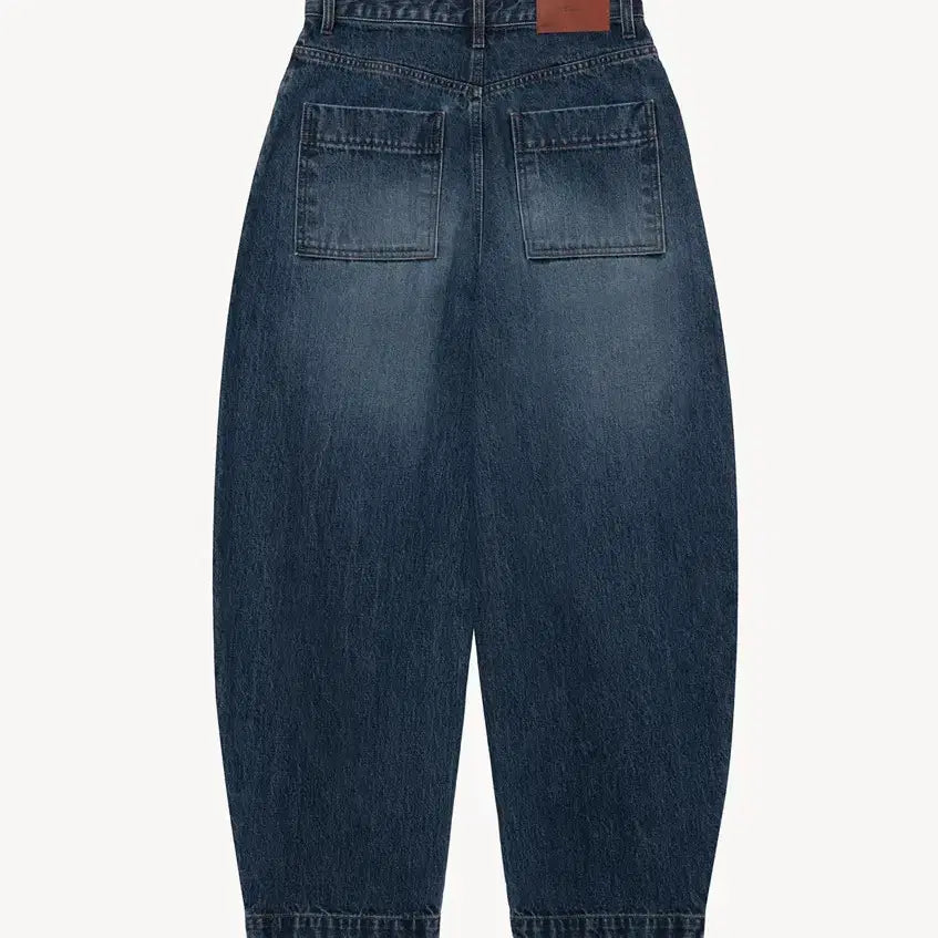 [BUNJANG] Moondal Denver Curved Denim Deep Blue Jeans / 문달 Denver Curved Denim Deep Blue 데님 팬츠