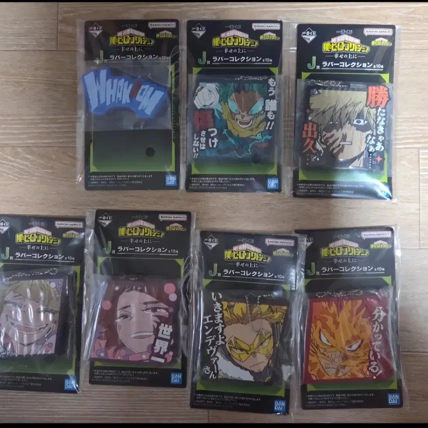 [BUNJANG] My Hero Academia Rubber Stand (7 Types) / (미개봉) 나히아 제일복권 J상 러버 스탠드 7종