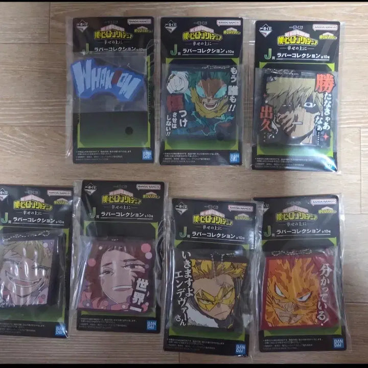 [BUNJANG] My Hero Academia Rubber Stand (7 Types) / (미개봉) 나히아 제일복권 J상 러버 스탠드 7종