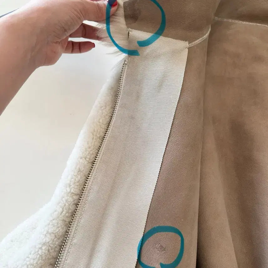 [BUNJANG] Real Shearling Mouton Coat / 리얼 양털 무스탕 코트