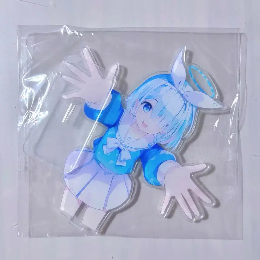 [BUNJANG] Blue Archive Arona Acrylic Stand Keyring / <미개봉> 블루아카이브 아로나 아크릴 스탠드 미소녀 키링 굿즈