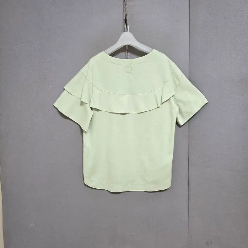 [BUNJANG] ZIC JIGOTT Frill Detail T-shirt FF / 지컷 프릴처리포인트 티셔츠 FF  n1255
