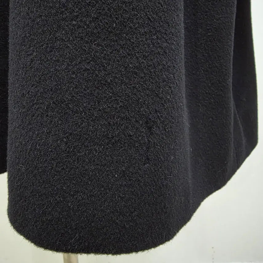 [BUNJANG] Lellian Gish Cashmere 100% Black Long Coat / Lellian Gish 캐시미어 100 루즈핏 블랙 롱 코트