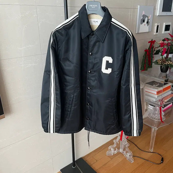 [BUNJANG] Celine 25SS Fleece Coach Jacket (Black, Size 50) / 25SS 셀린느 후리스 코치 자켓 50 사이즈 블랙