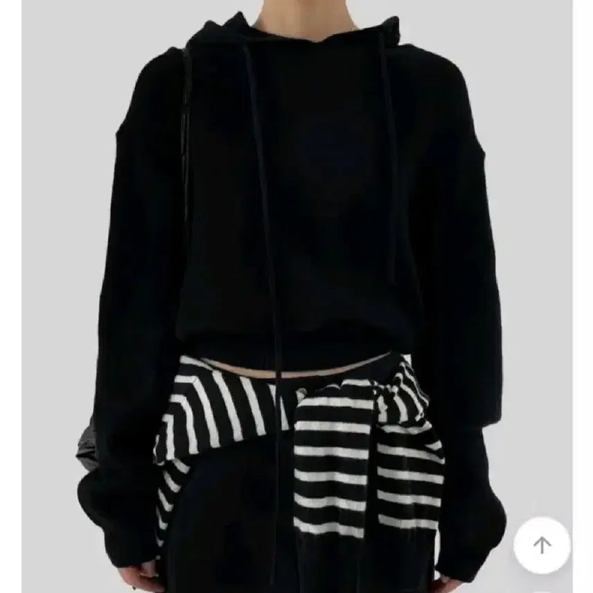 [BUNJANG] Autumn Koi Hooded Knit Black / 어텀 코이 후드 니트 - 블랙